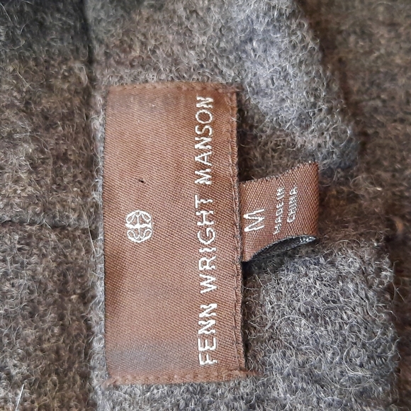 Fenn Wright Manson Wool Belted Shawl Sweater - Picture 2 of 3